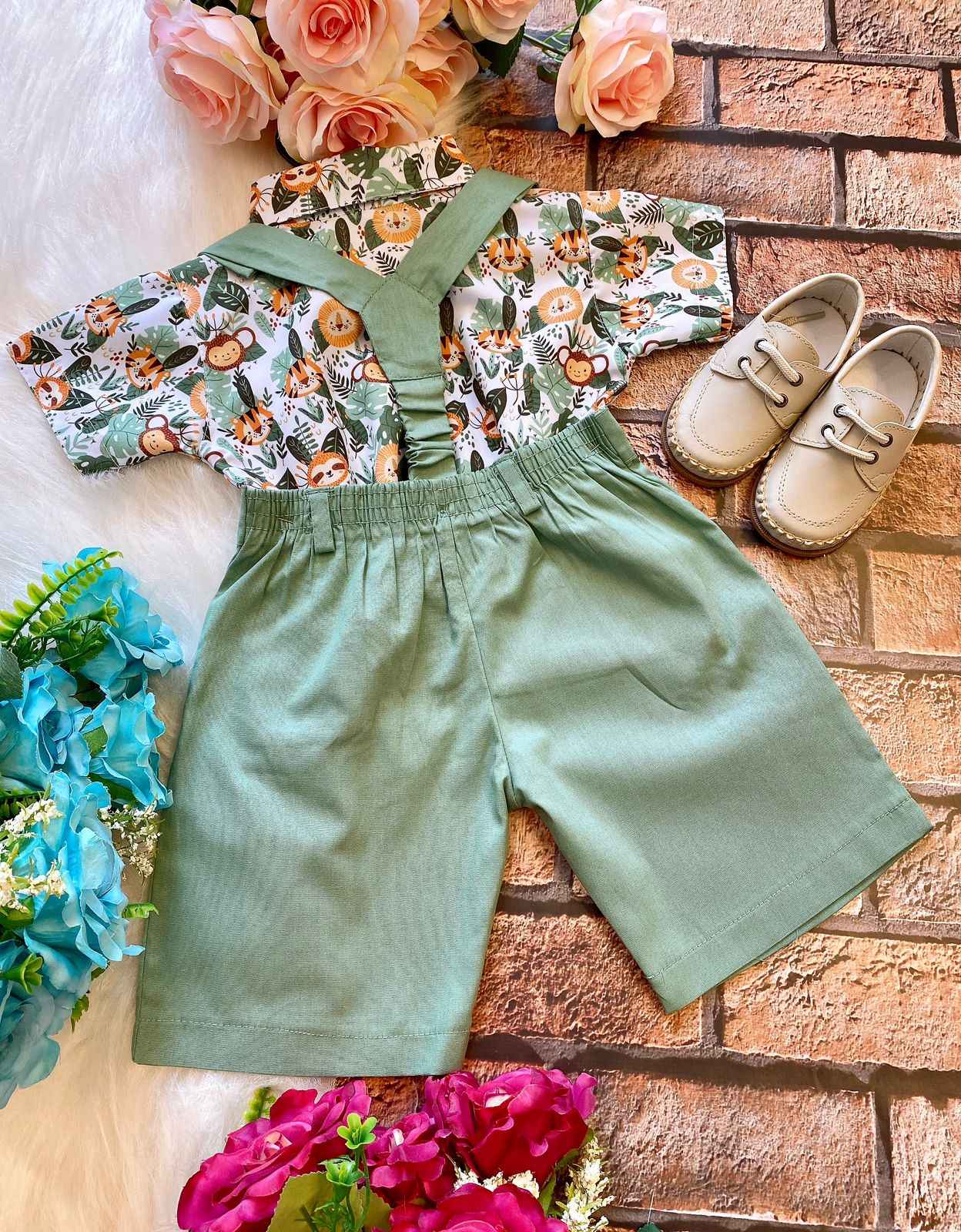 Conjunto Temáticos Meninos Safari - Estilo Delicado para o Dia a Dia | Bebeloo Kids