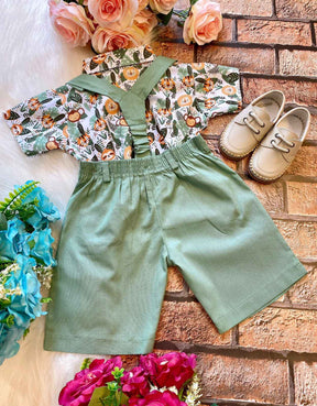 Conjunto Temáticos Meninos Safari - Estilo Delicado para o Dia a Dia | Bebeloo Kids