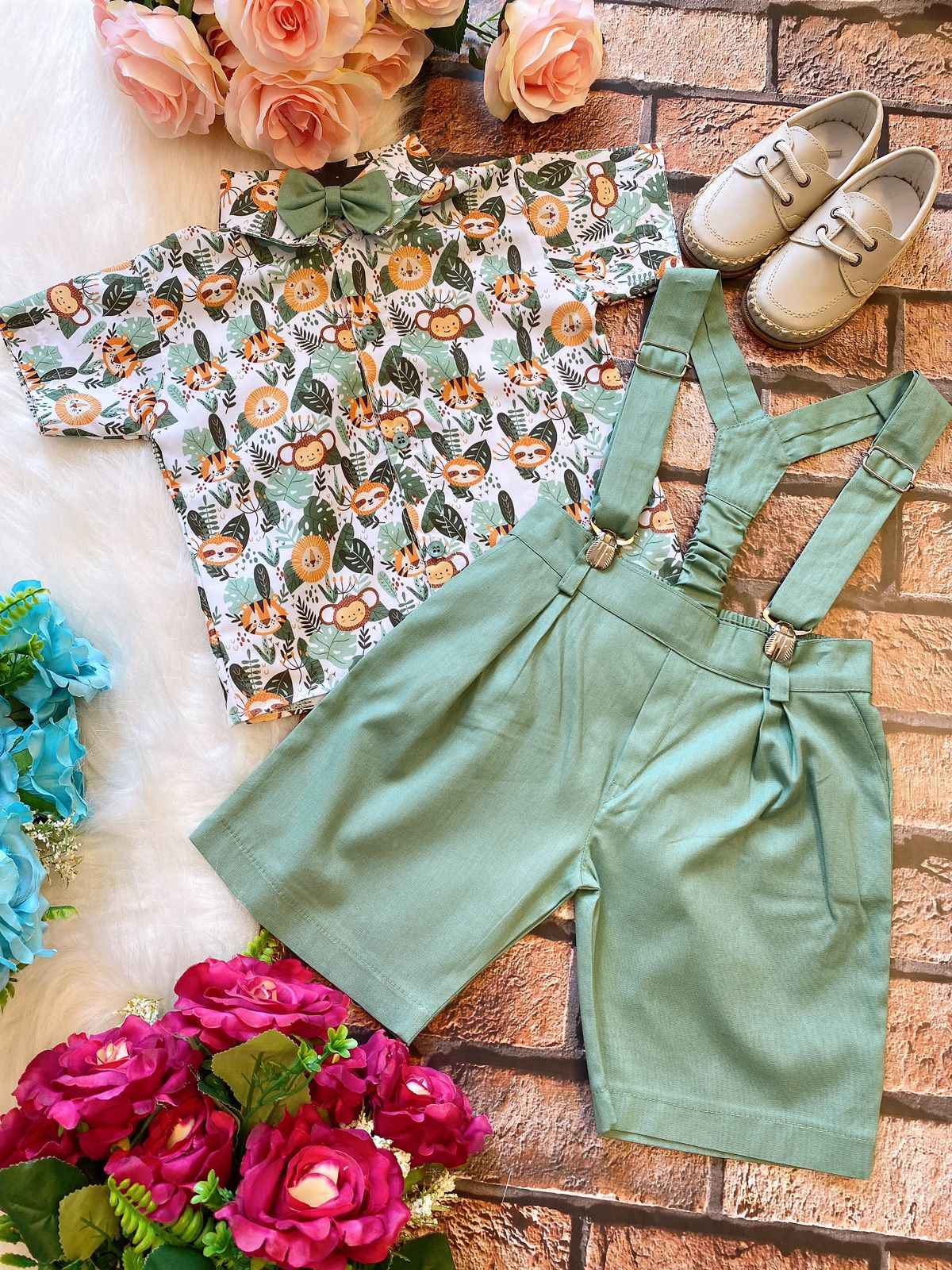 Conjunto Temáticos Meninos Safari - Estilo Delicado para o Dia a Dia | Bebeloo Kids