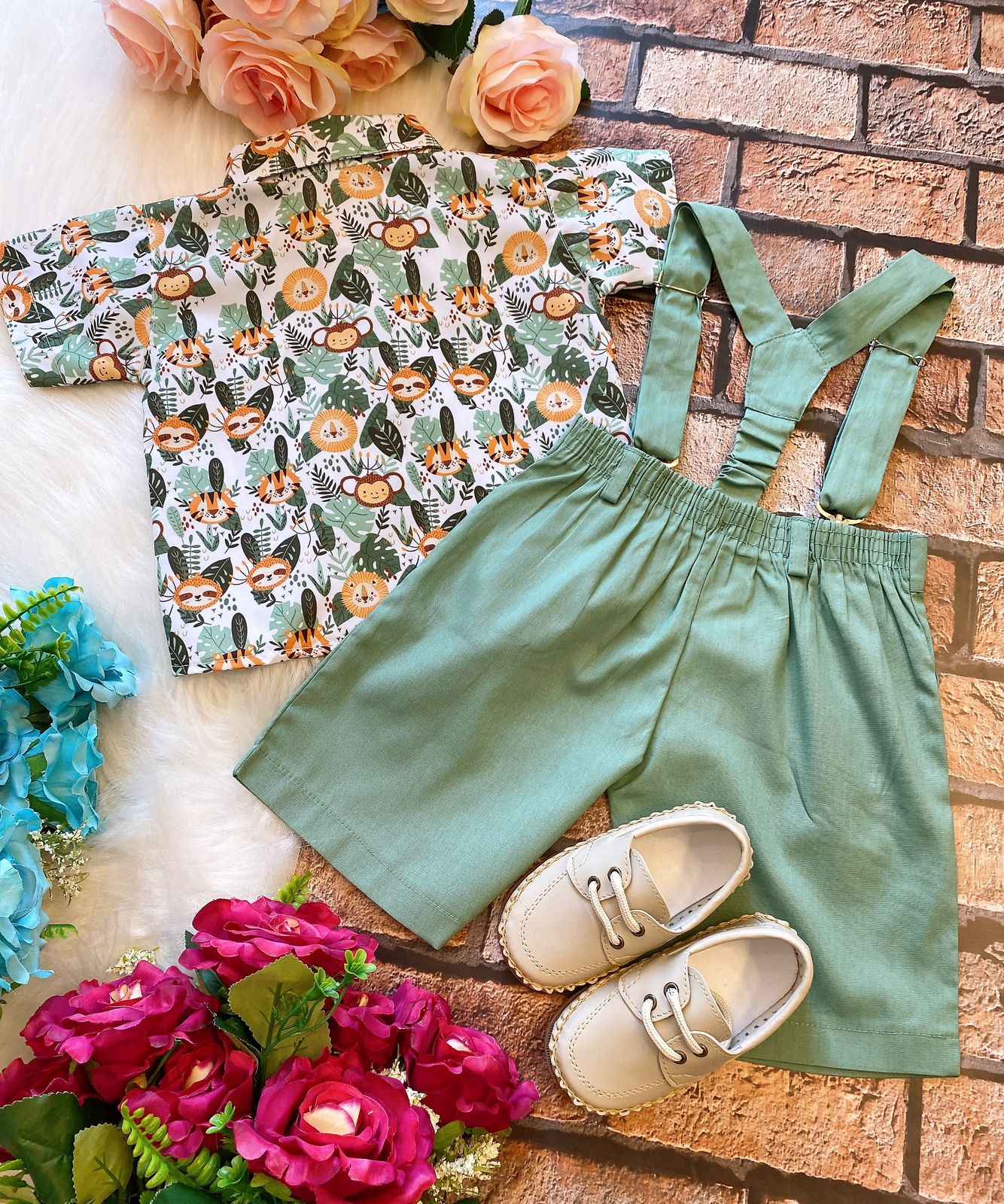 Conjunto Temáticos Meninos Safari - Estilo Delicado para o Dia a Dia | Bebeloo Kids