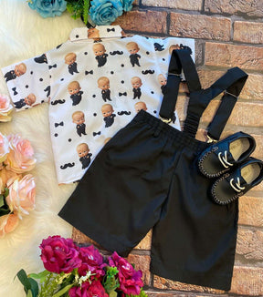 Conjunto Temáticos Meninos Poderoso Chefinho - Estilo Delicado para o Dia a Dia | Bebeloo Kids