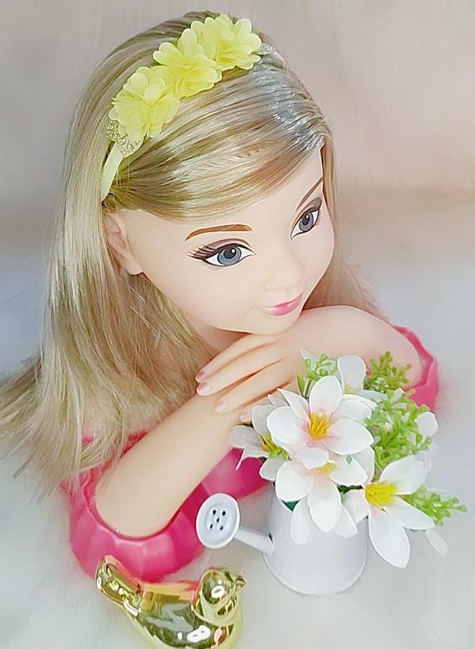 Faixa Flores Amarelo Claro - Charme e Delicadeza para os Cabelos | Bebeloo Kids
