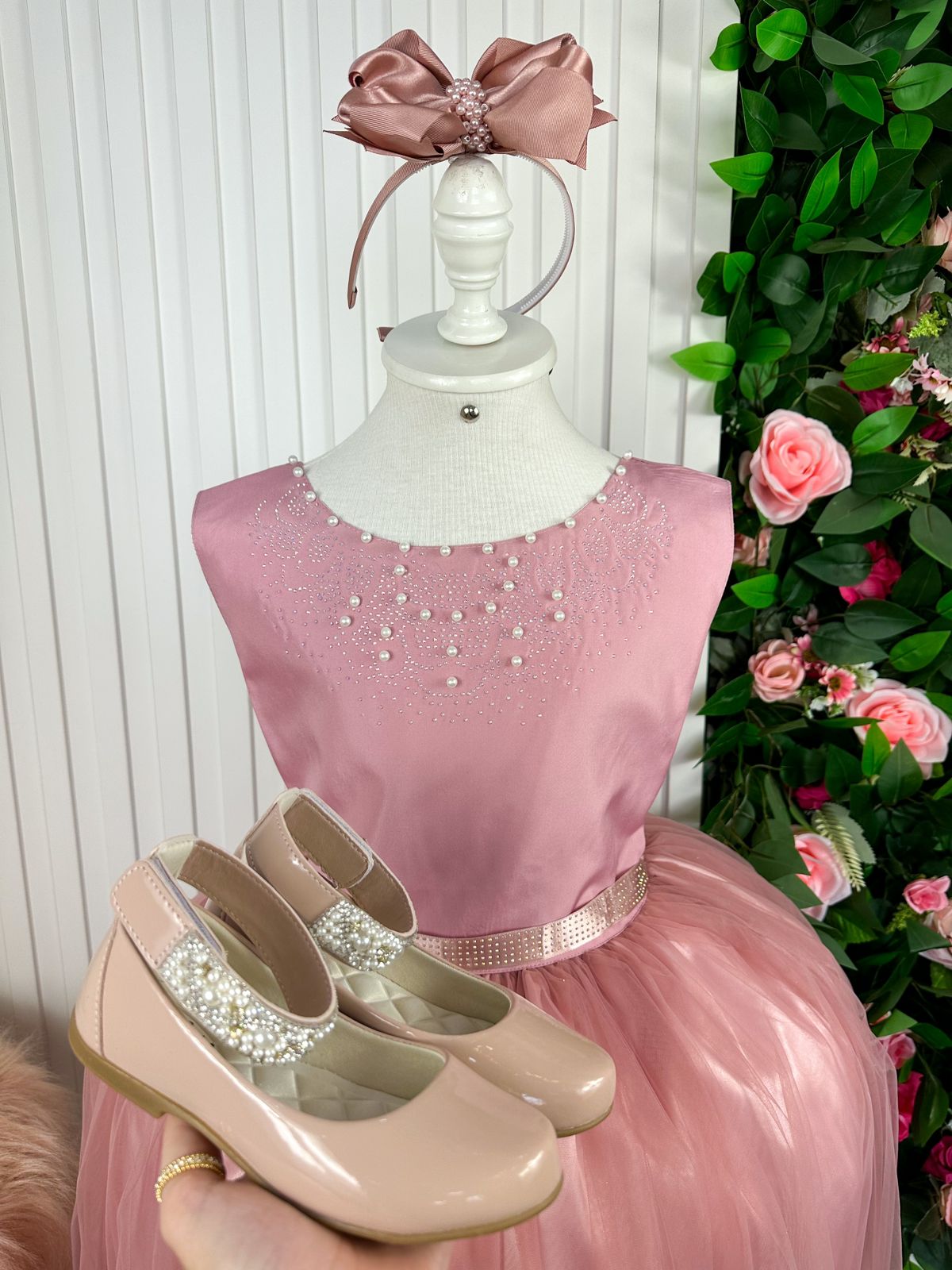 Vestido Infantil Enjoy Longo Regata Rosê - Leveza e Elegância para Meninas | Bebeloo Kids