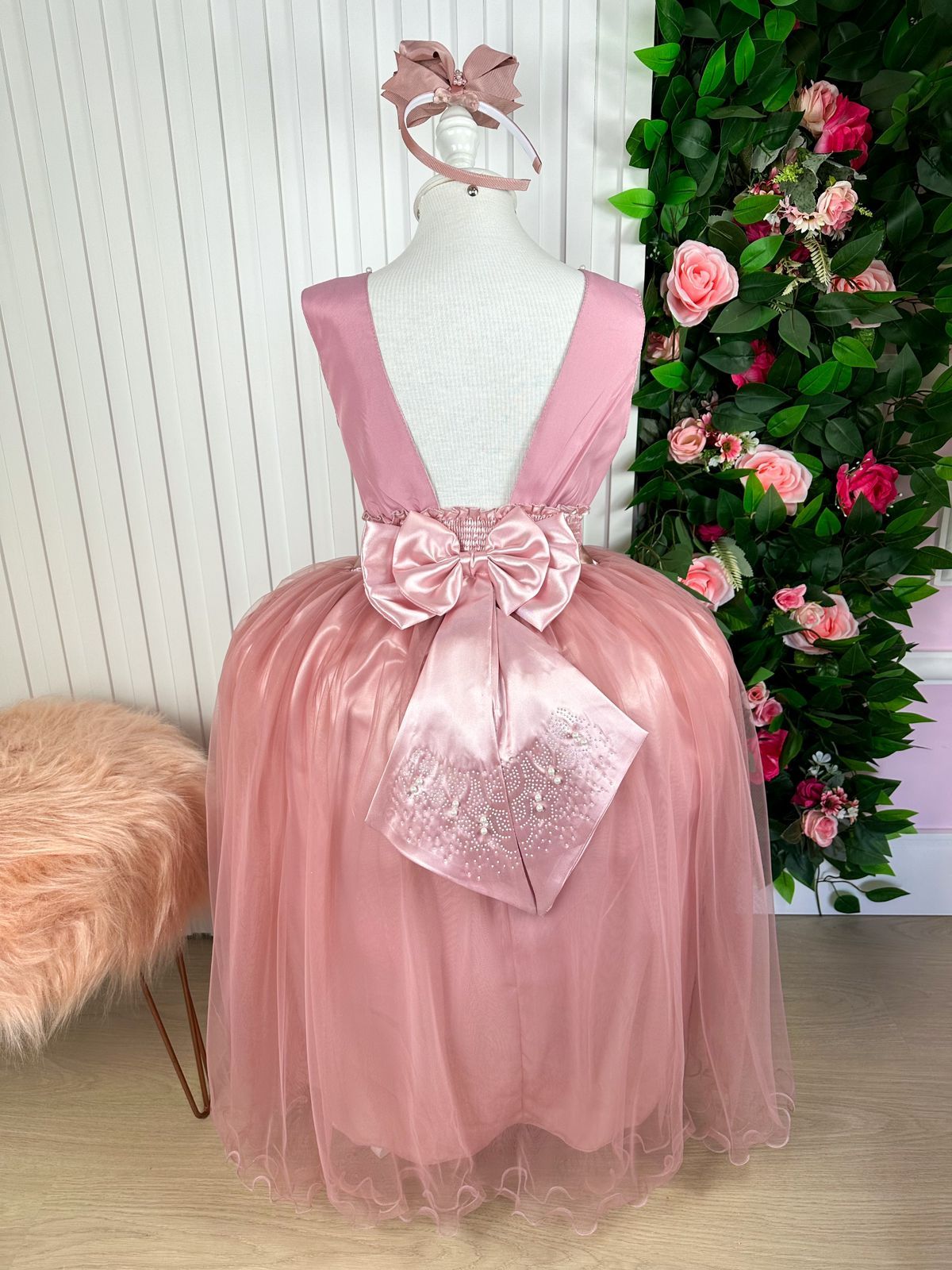Vestido Infantil Enjoy Longo Regata Rosê - Leveza e Elegância para Meninas | Bebeloo Kids