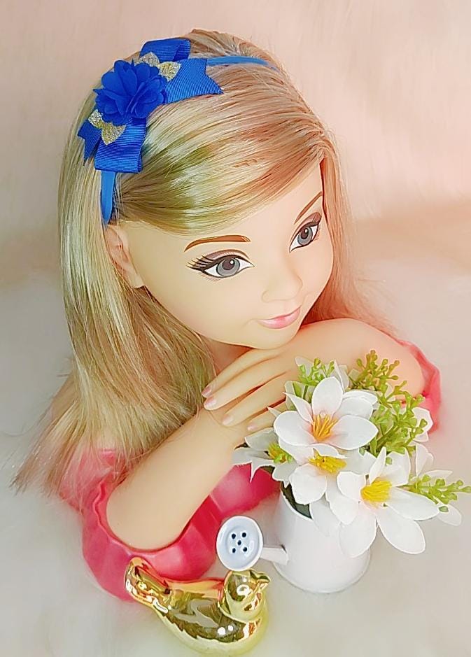 Faixa Florzinha Azul - Charme e Delicadeza para os Cabelos | Bebeloo Kids