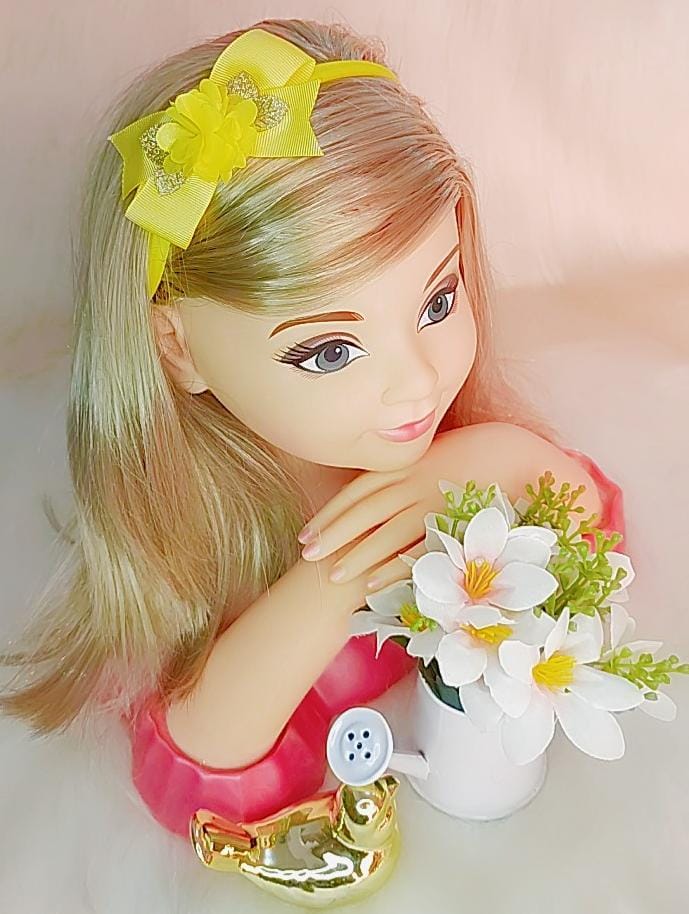 Faixa Florzinha Amarelo - Charme e Delicadeza para os Cabelos | Bebeloo Kids
