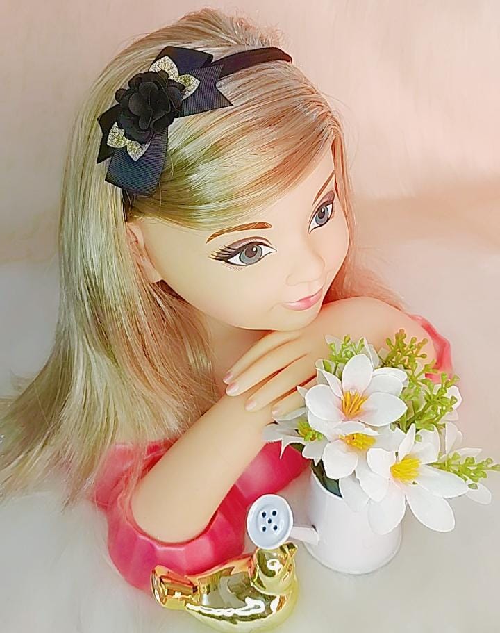 Faixa Florzinha Preto - Charme e Delicadeza para os Cabelos | Bebeloo Kids