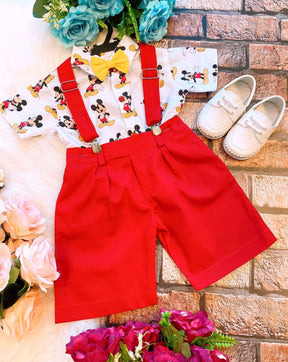 Conjunto Temáticos Meninos Mickey - Estilo Delicado para o Dia a Dia | Bebeloo Kids