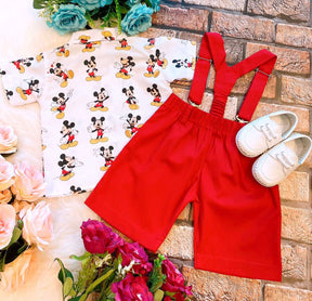 Conjunto Temáticos Meninos Mickey - Estilo Delicado para o Dia a Dia | Bebeloo Kids