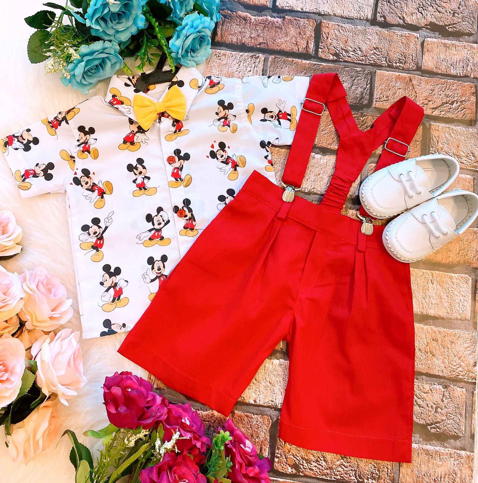 Conjunto Temáticos Meninos Mickey - Estilo Delicado para o Dia a Dia | Bebeloo Kids
