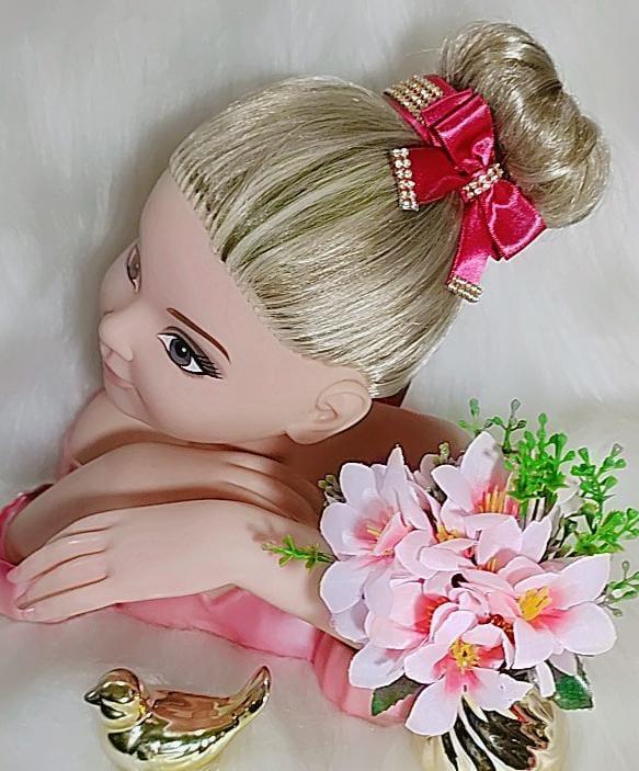 Porta Coque Pink Laço Strass - Toque Delicado para Completar o Visual | Bebeloo Kids
