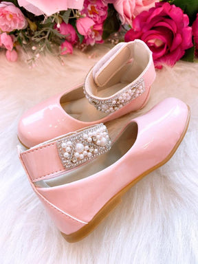 Sapatilha Flor di Mila Rosa Bebê "Perolas" Luxo - Leveza e Charme para os Pezinhos | Bebeloo Kids