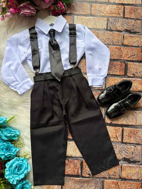 Conjunto Miss Cherry Meninos Social João Preto - Estilo Delicado para o Dia a Dia | Bebeloo Kids