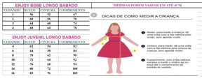 Vestido Enjoy Longo Branco Babadinho - Leveza e Elegância para Meninas | Bebeloo Kids