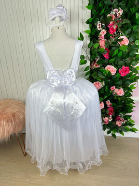 Vestido Infantil Enjoy Longo Regata Branco - Leveza e Elegância para Meninas | Bebeloo Kids