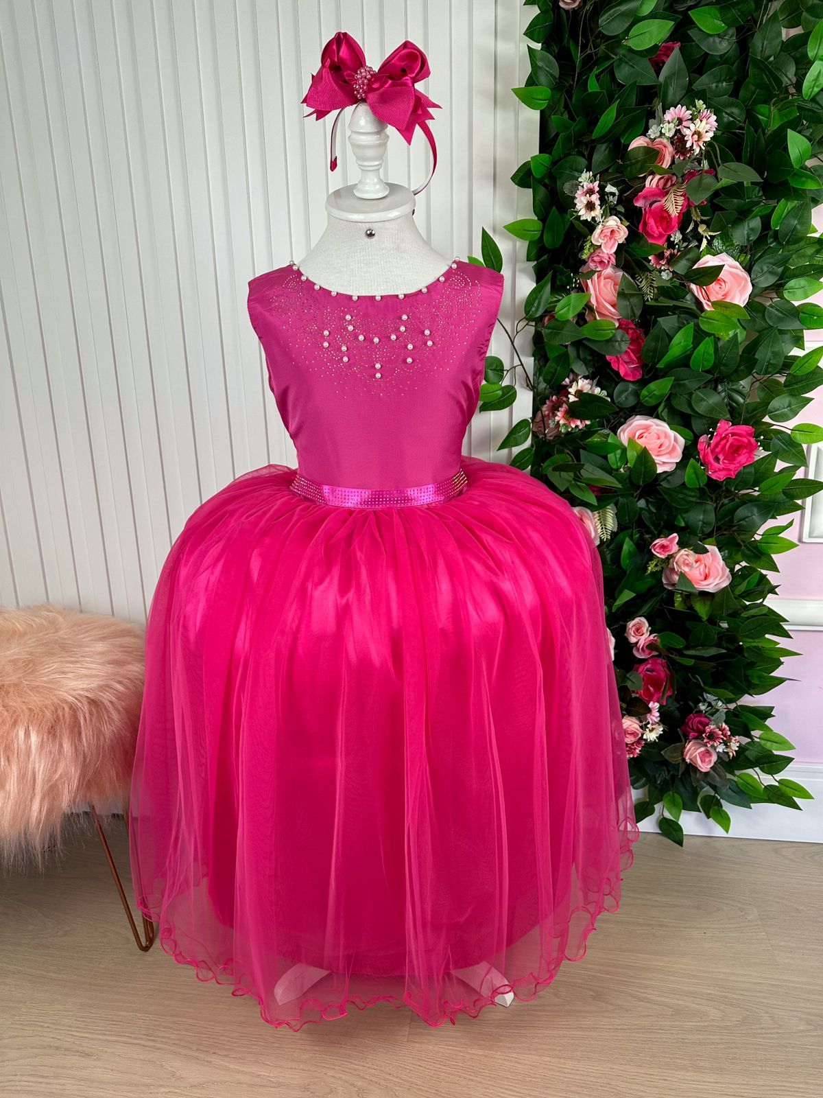 Vestido Enjoy Longo Regata Pink - Leveza e Elegância para Meninas | Bebeloo Kids