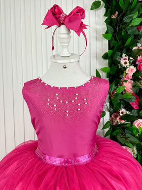 Vestido Enjoy Longo Regata Pink - Leveza e Elegância para Meninas | Bebeloo Kids