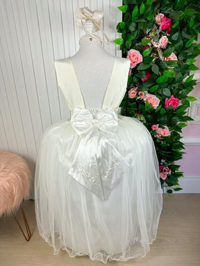 Vestido Infantil Enjoy Longo Regata Off - Leveza e Elegância para Meninas | Bebeloo Kids