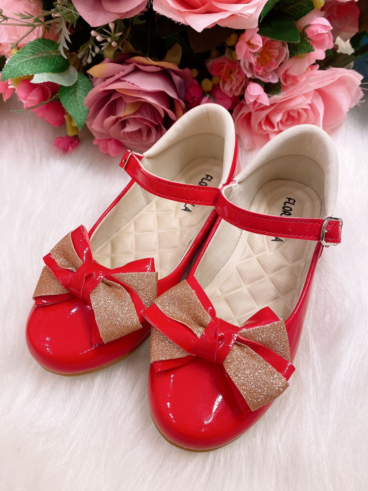 Sapatilha Flor Di Mila Fashion Vermelho - Leveza e Charme para os Pezinhos | Bebeloo Kids