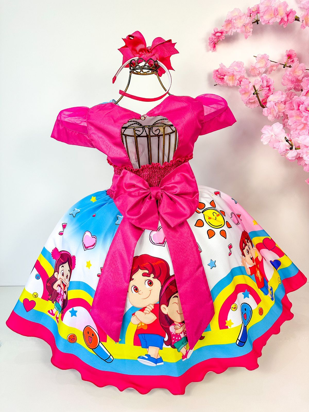 Vestido Tematicos Luxo Maria Clara e JP (VESTTMCTLXMRACLREJP)