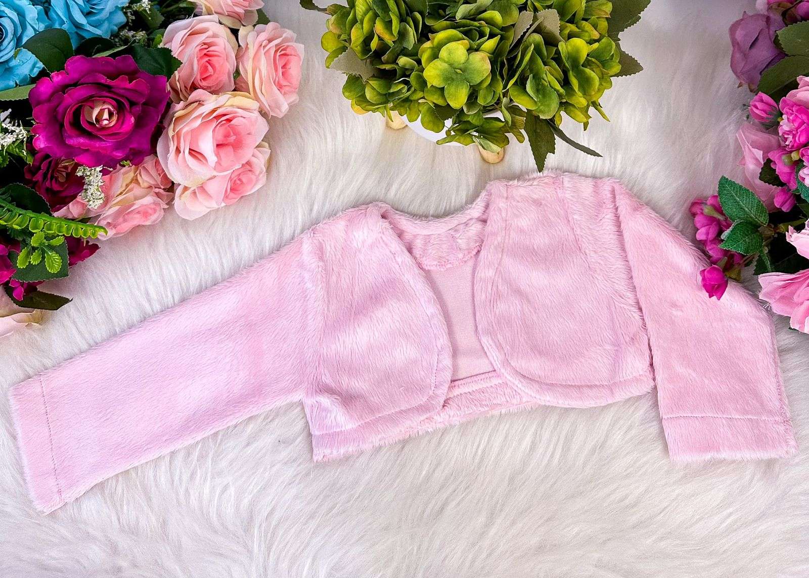 Bolero Marie Rosa Bebê - Qualidade e Cuidado para os Pequenos | Bebeloo Kids