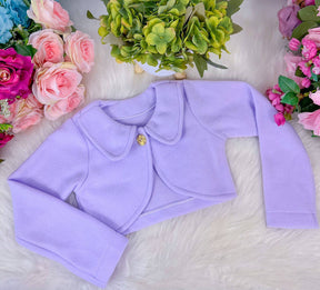 Bolero Lilás Chique - Qualidade e Cuidado para os Pequenos | Bebeloo Kids
