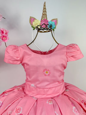 Vestido Infantil Bella Child Rosa Unicórnios - Leveza e Elegância para Meninas | Bebeloo Kids