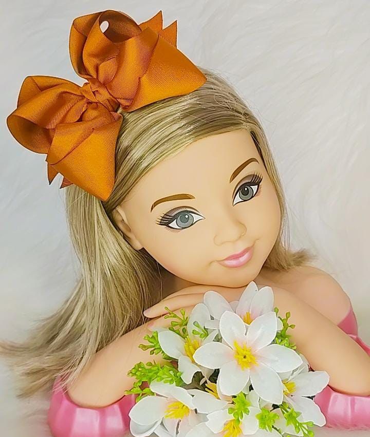 Laço Bico de Pato Terracota Claro - Toque Delicado para Completar o Visual | Bebeloo Kids