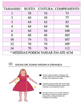 Vestido Marie Longo Manga Princesa Rose - Leveza e Elegância para Meninas | Bebeloo Kids