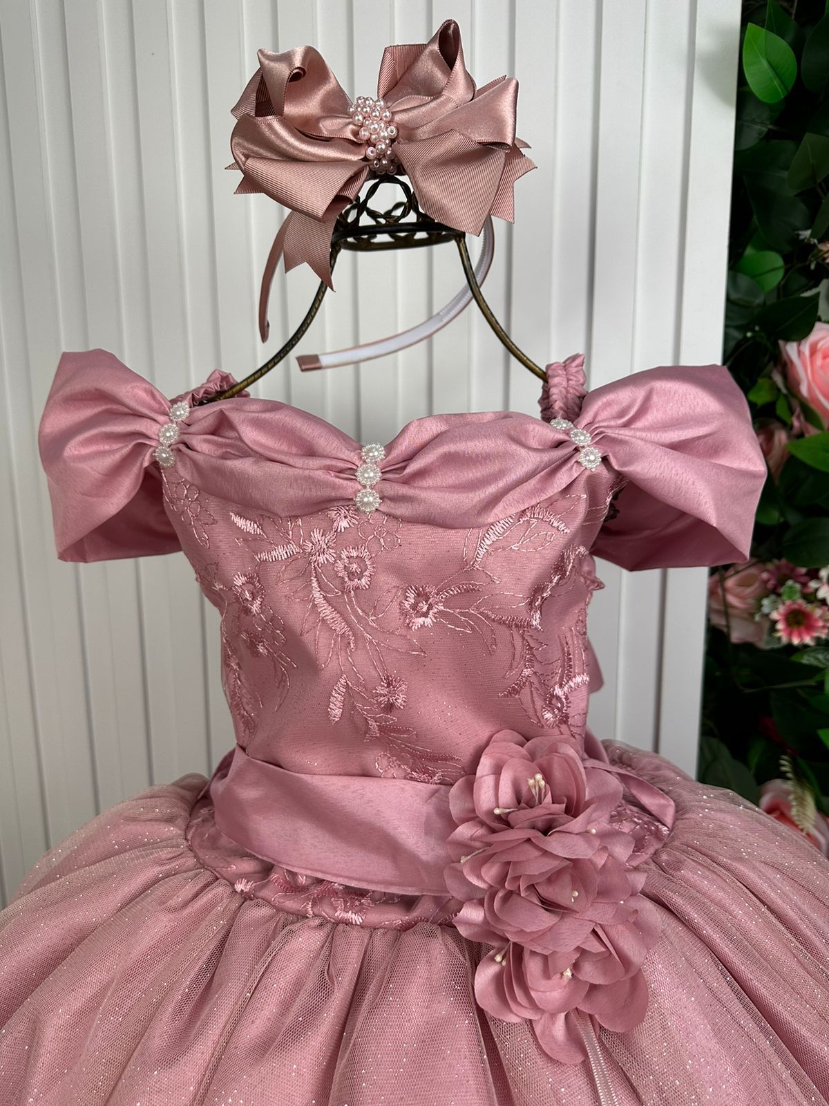 Vestido Marie Longo Manga Princesa Rose - Leveza e Elegância para Meninas | Bebeloo Kids