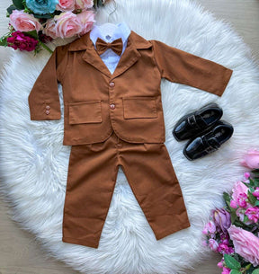 Conjunto Miss Cherry Social Terno Pedro Caramelo - Estilo Delicado para o Dia a Dia | Bebeloo Kids