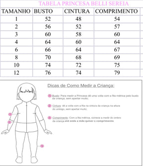Vestido Princesa Tematico Sereia - Ariel - Fundo do Mar - Leveza e Elegância para Meninas | Bebeloo Kids