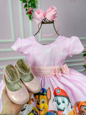 Vestido Tematicos Da Ysa Patrulha Canina - Leveza e Elegância para Meninas | Bebeloo Kids
