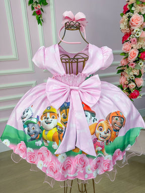 Vestido Tematicos Da Ysa Patrulha Canina - Leveza e Elegância para Meninas | Bebeloo Kids