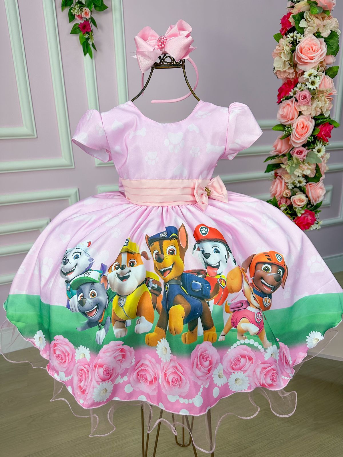 Vestido Tematicos Da Ysa Patrulha Canina - Leveza e Elegância para Meninas | Bebeloo Kids