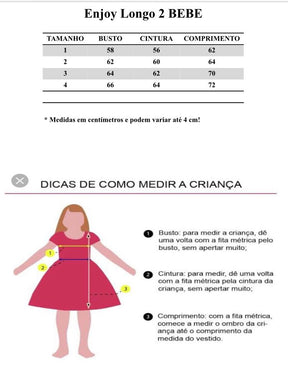 Vestido Enjoy Longo Regata Azul Bebe - Leveza e Elegância para Meninas | Bebeloo Kids