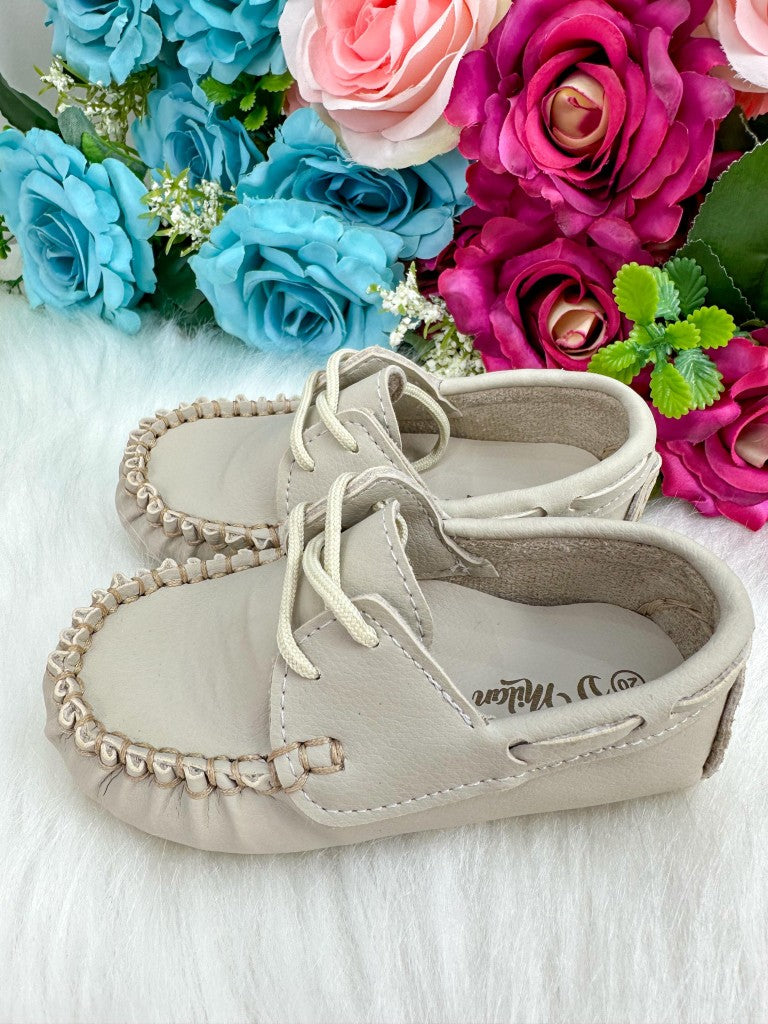 Calçado Mocassim D Milan Marfim - Praticidade e Estilo para o Dia a Dia | Bebeloo Kids