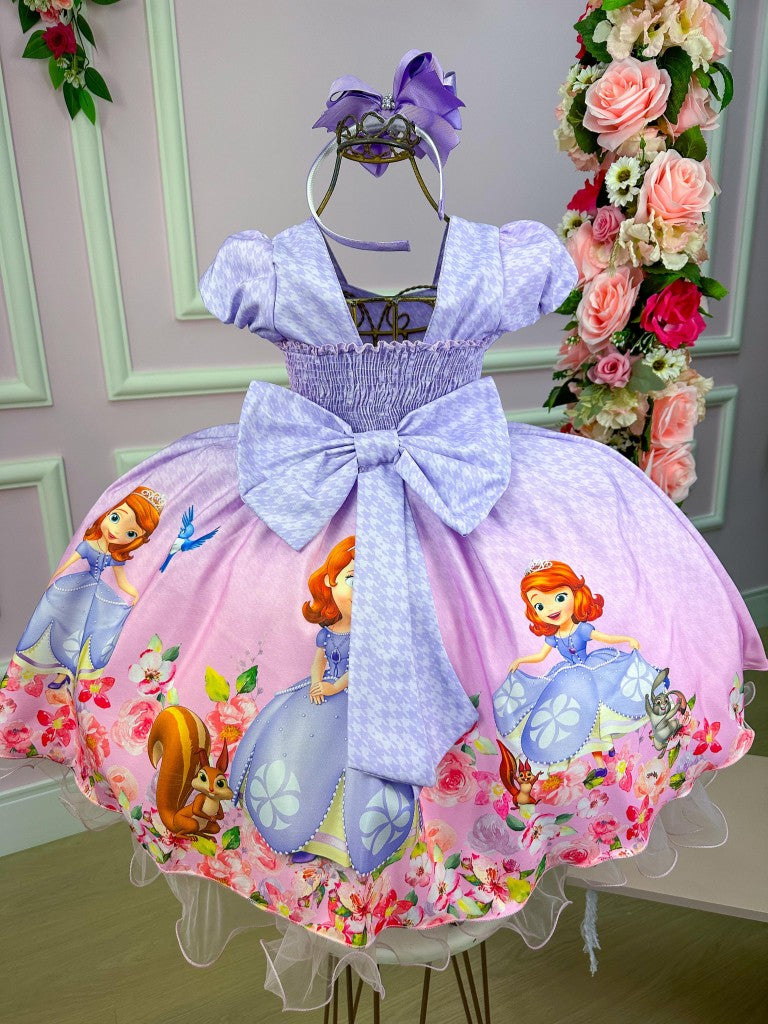 Vestido Infantil Temáticos da Gigi Princesa Sofia - Leveza e Elegância para Meninas | Bebeloo Kids