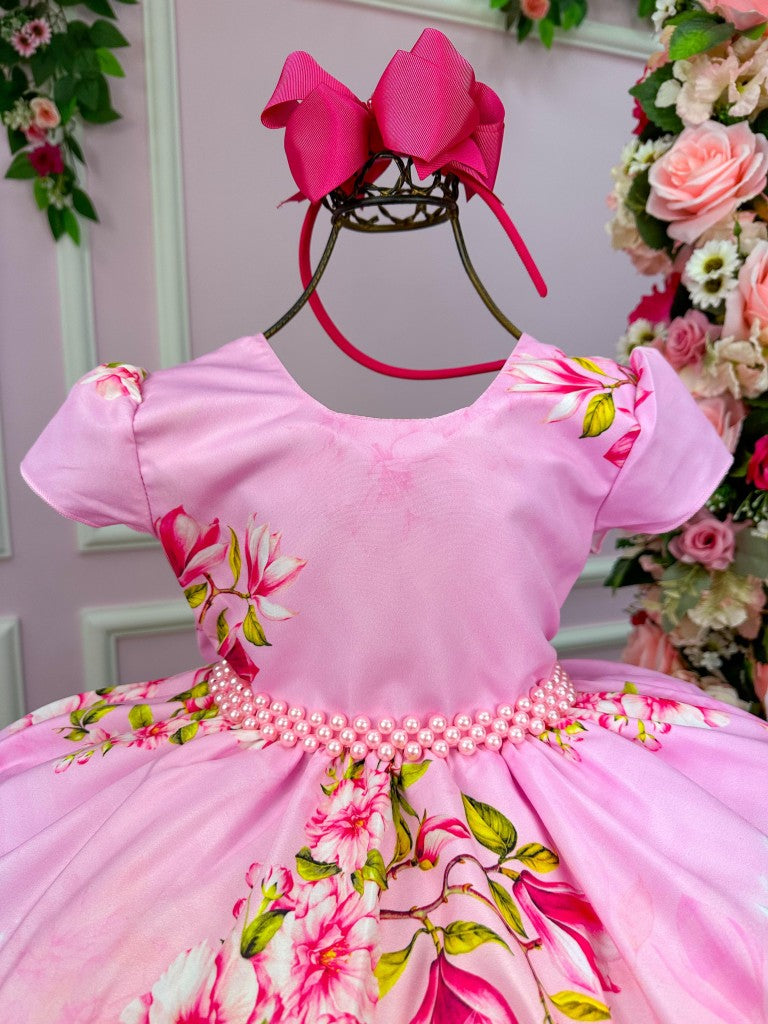 Vestido Infantil Temáticos da Gigi Fadas - Tinker Bell - Sininho Rosa - Leveza e Elegância para Meninas | Bebeloo Kids