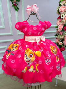 Vestido Infantil Temático da Gigi Patrulha Canina- Sky - Leveza e Elegância para Meninas | Bebeloo Kids