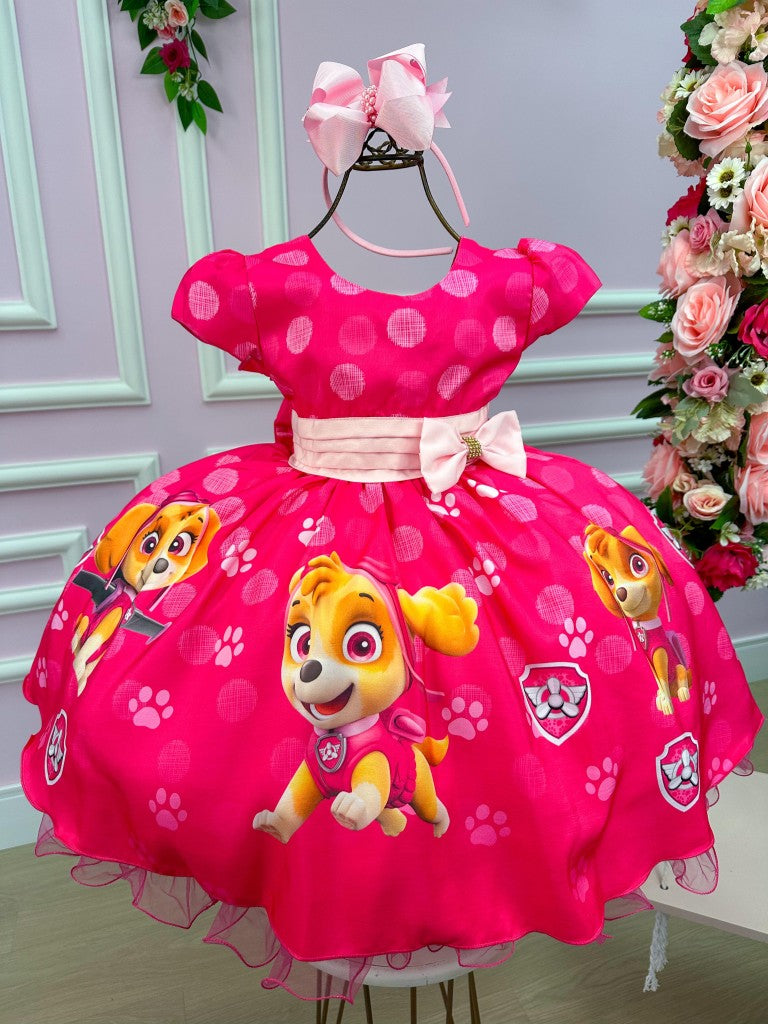 Vestido Infantil Temático da Gigi Patrulha Canina- Sky - Leveza e Elegância para Meninas | Bebeloo Kids