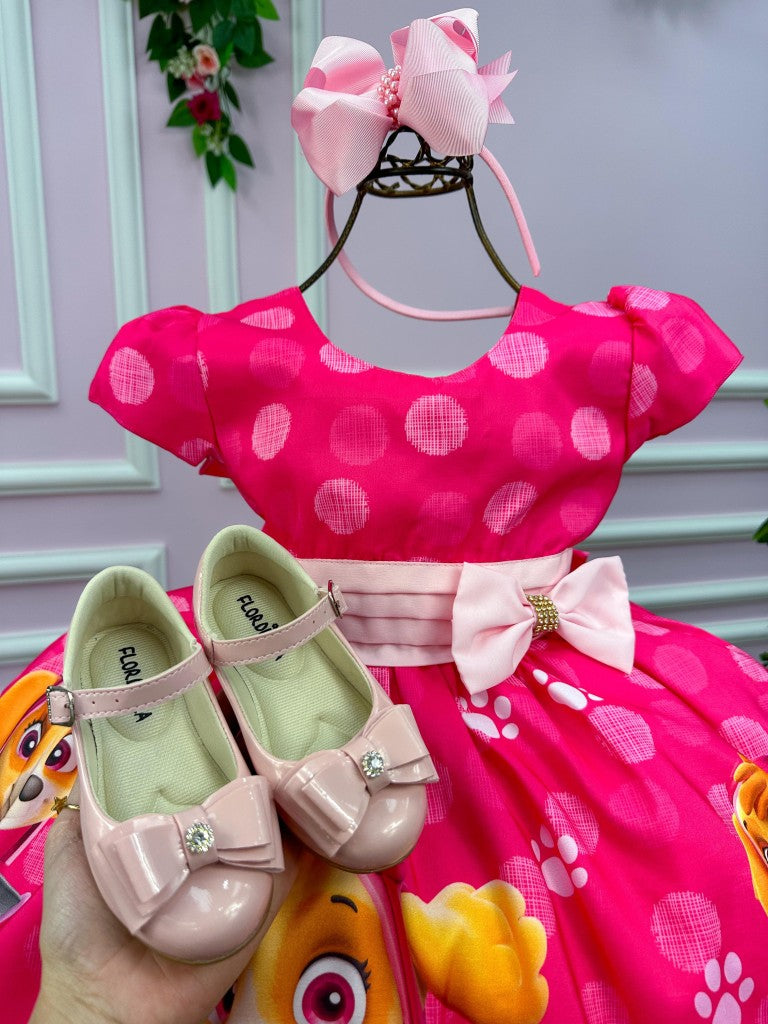 Vestido Infantil Temático da Gigi Patrulha Canina- Sky - Leveza e Elegância para Meninas | Bebeloo Kids