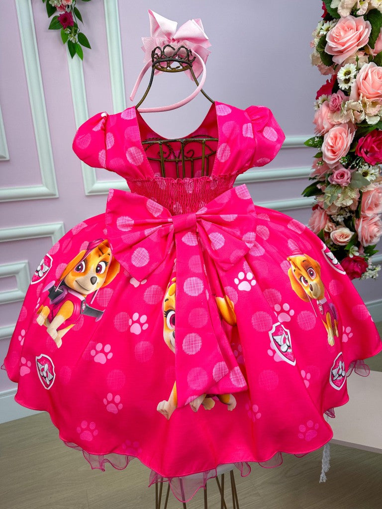 Vestido Infantil Temático da Gigi Patrulha Canina- Sky - Leveza e Elegância para Meninas | Bebeloo Kids