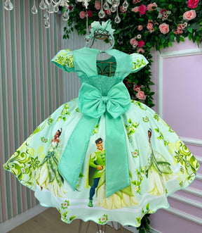 Vestido Temático Luxo Tiana A Princesa E O Sapo - Diversão e Encanto para Brincar | Bebeloo Kids