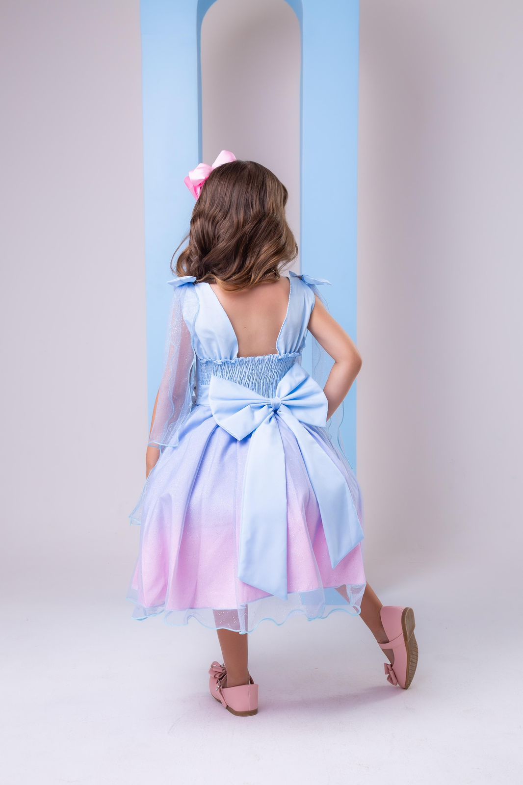 Vestido Princesa Tematico Sereia - Ariel - Fundo do Mar - Leveza e Elegância para Meninas | Bebeloo Kids