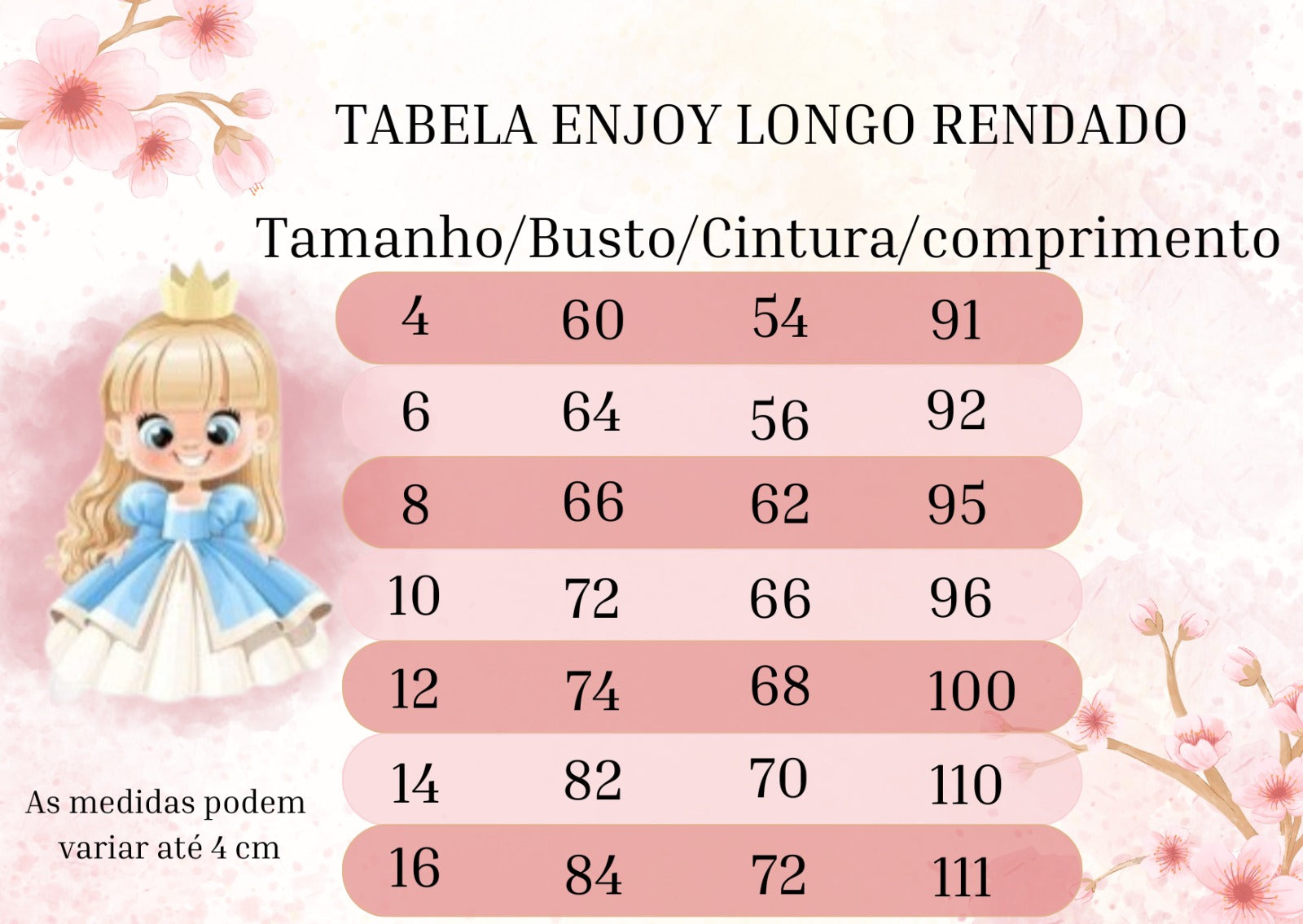 Vestido Enjoy Longo Laura Vermelho Peito Rendado - Diversão e Encanto para Brincar | Bebeloo Kids
