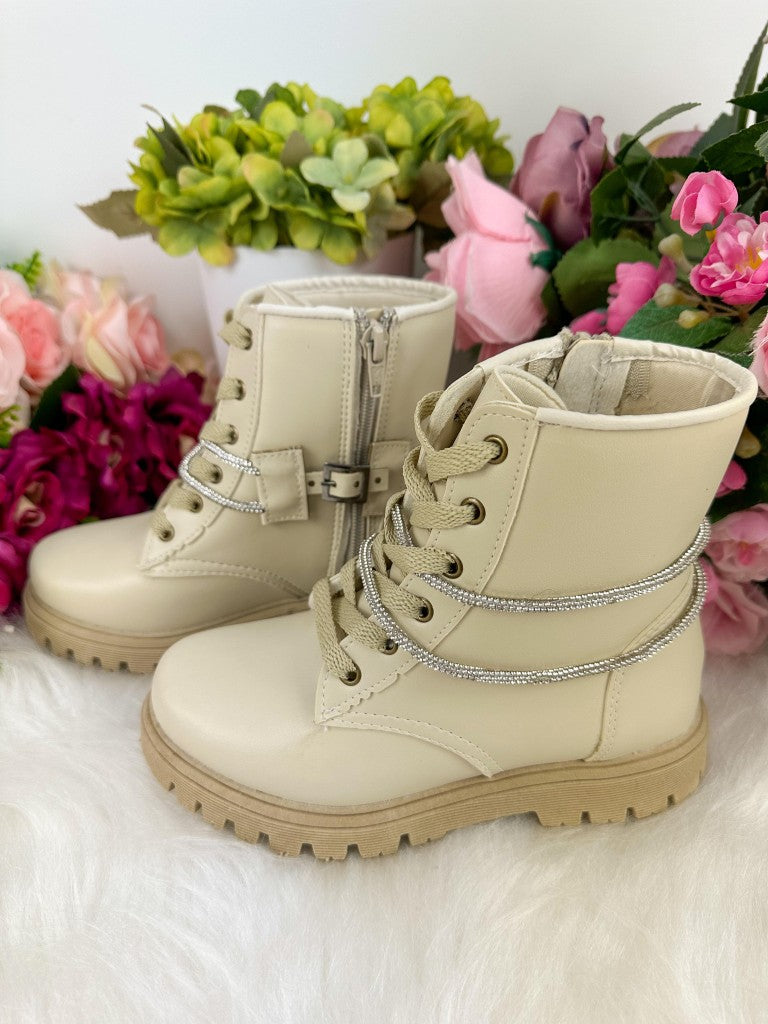 Bota Coturno Flor Di Mila Off Fashion - Qualidade e Cuidado para os Pequenos | Bebeloo Kids
