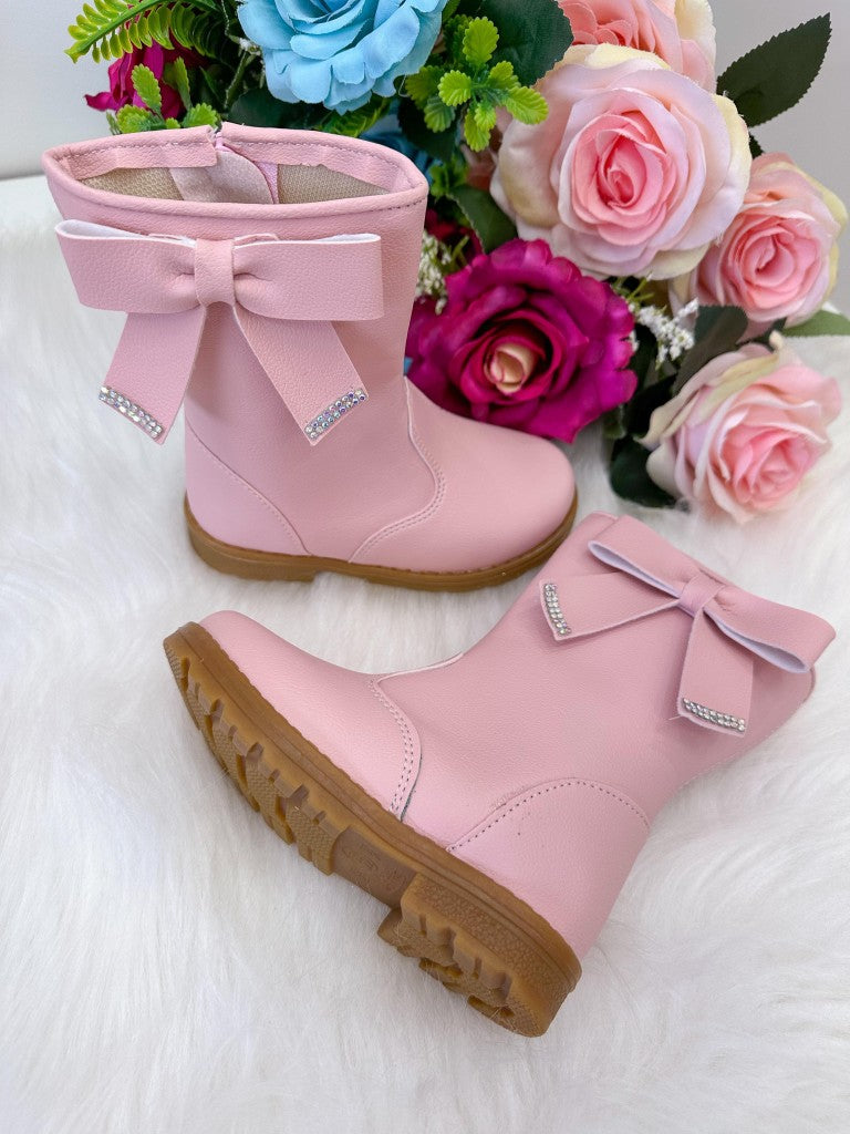 Bota Coturno Ortobaby Lorena Rosa Bebe - Qualidade e Cuidado para os Pequenos | Bebeloo Kids