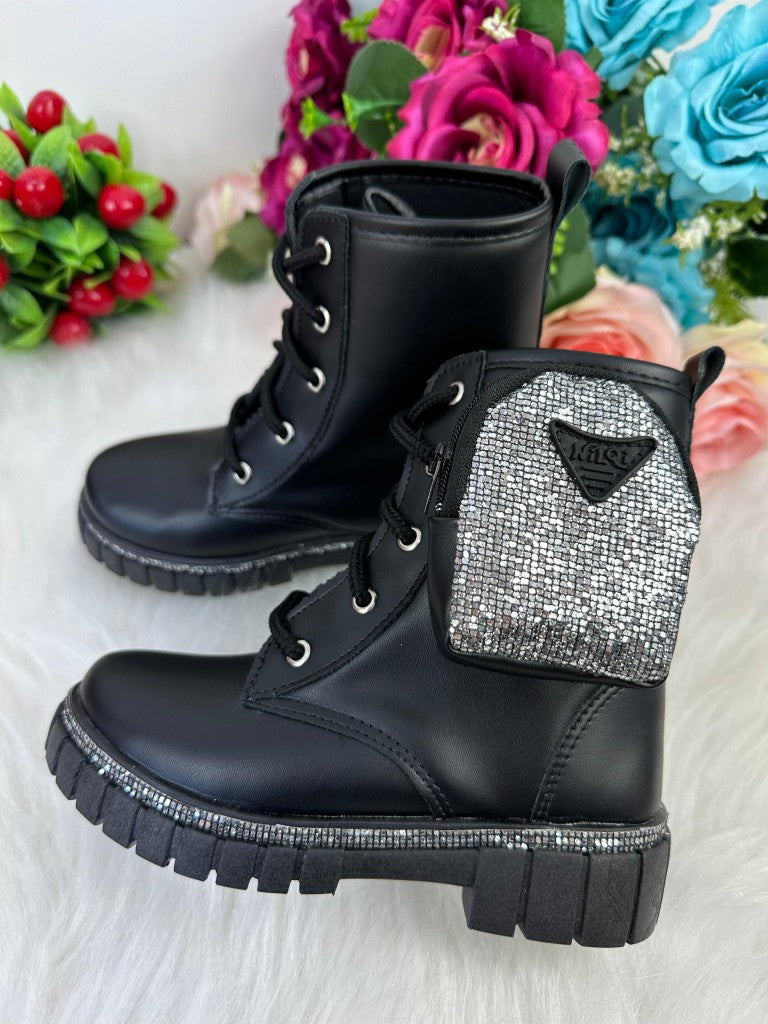 Bota/Coturno Nilqi Malu Bolsinha Cano Baixo (BTCTNNLQMLCNBXBXPRCFCRM)