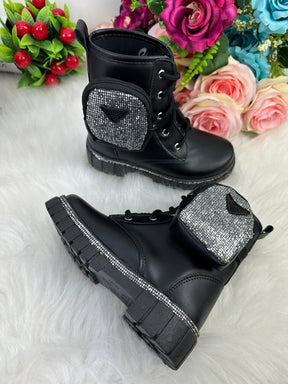 Bota/Coturno Nilqi Malu Bolsinha Cano Baixo (BTCTNNLQMLCNBXBXPRCFCRM)